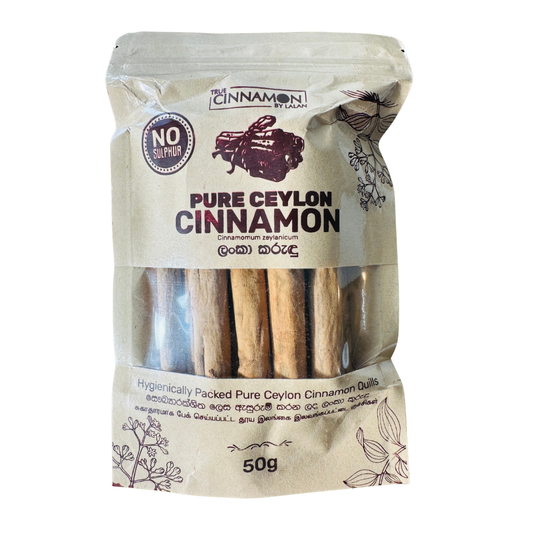 Pure Ceylon Cinnamon Sticks 50g