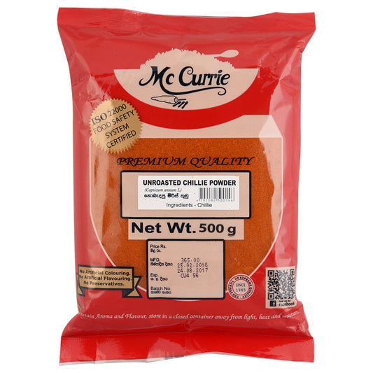 Mc Currie Unroasted Chillie Powder 500g
