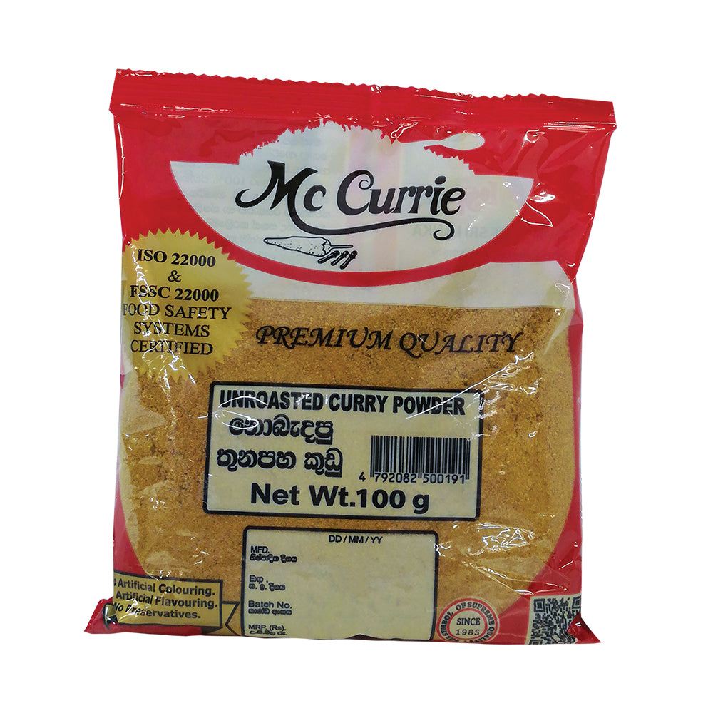 Mc Currie Unroasted Curry Powder 100g