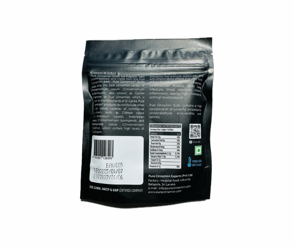 Pure Cinnamon Quills - 30g