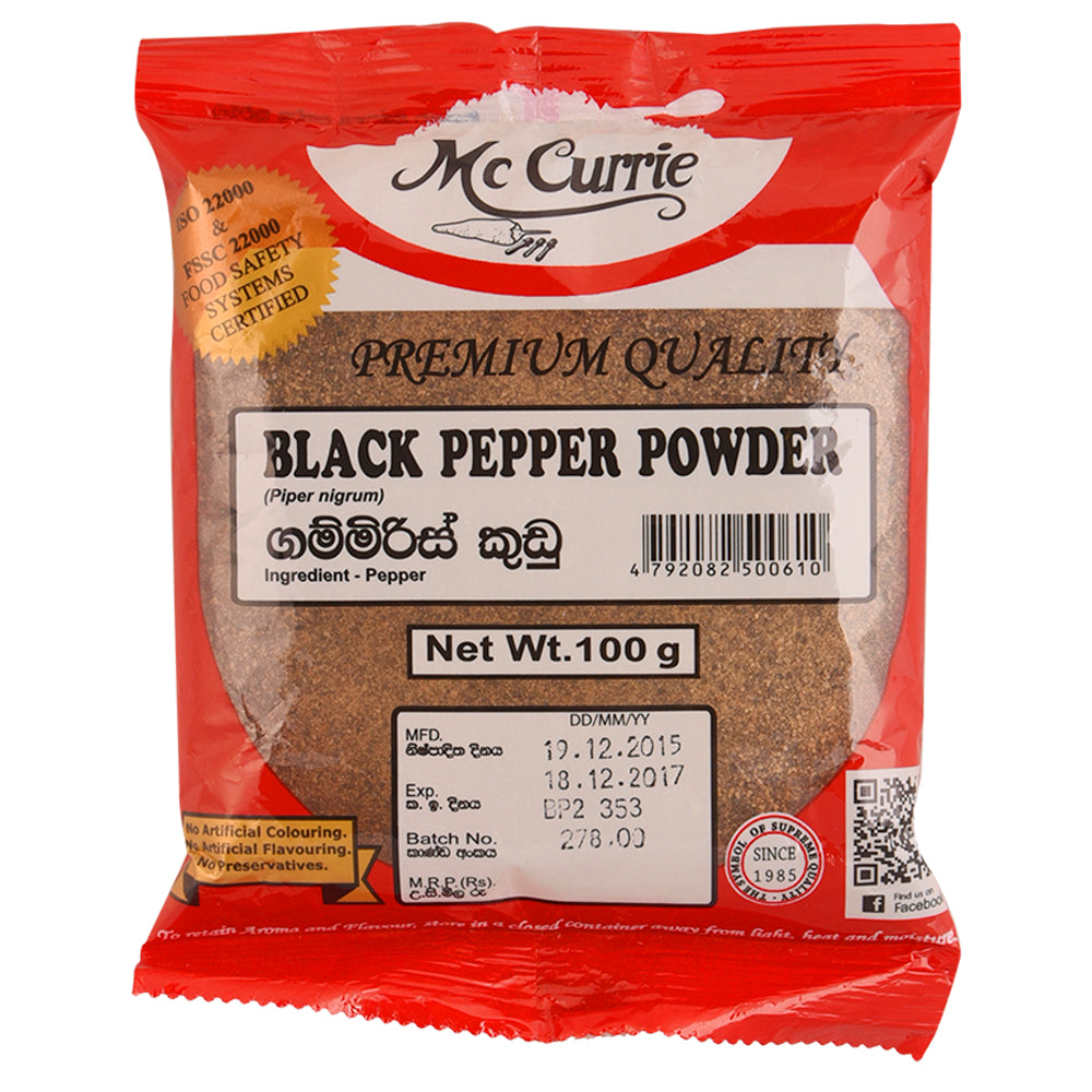 Mc Currie Black Pepper Powder 100g