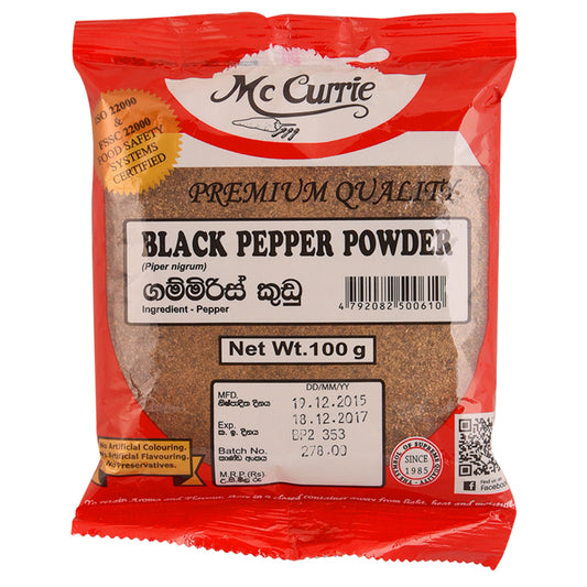 Mc Currie Black Pepper Powder 100g