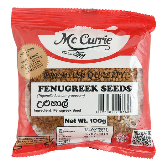 Mc Currie Fenugreek Seeds 100g