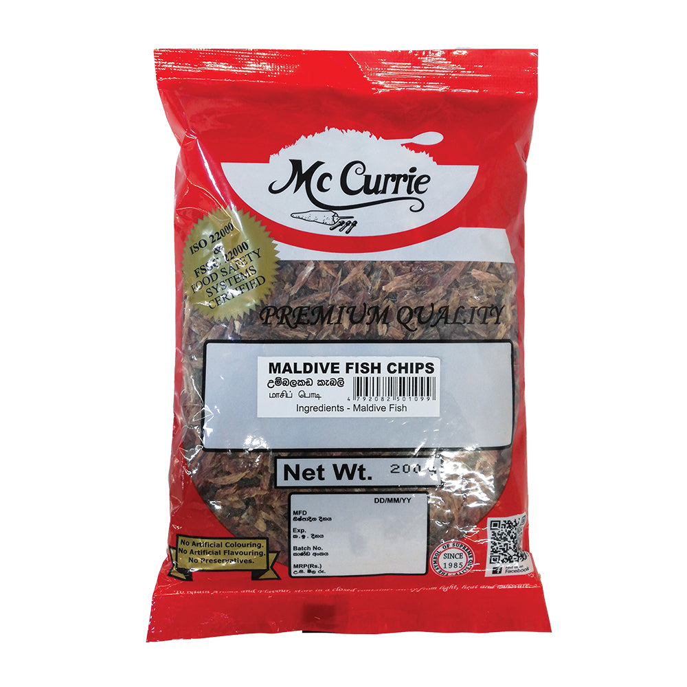 Mc Currie Maldive Fish Chips 200g